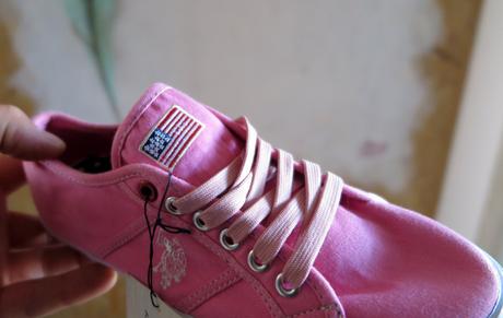 Dámske ružové tenisky, u.s. polo assn.,36