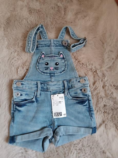 Detské kraťasy v.104 nové, h&m,104