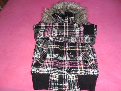 Teplá bundička do pásu, fishbone,m