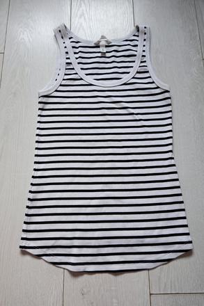 Vrúbkované tričko h&m mama, h&m,m