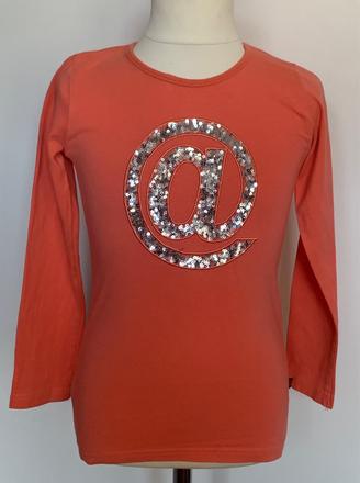 Tričko s dlhým rukávom a aplikáciou, 122