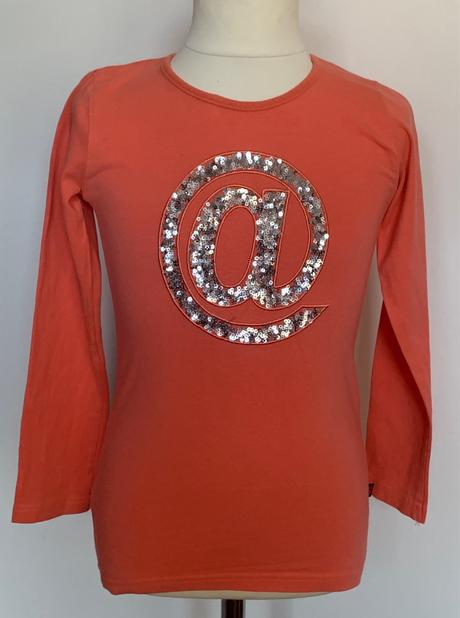 Tričko s dlhým rukávom a aplikáciou, 122