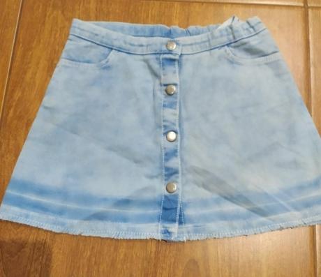 Riflová suknička, h&m,128