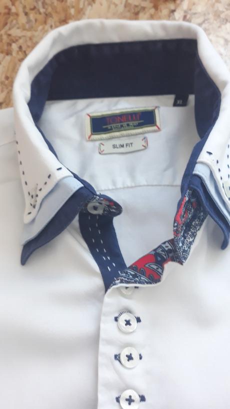 Pánska košela slim fit - značka tonelli, xl
