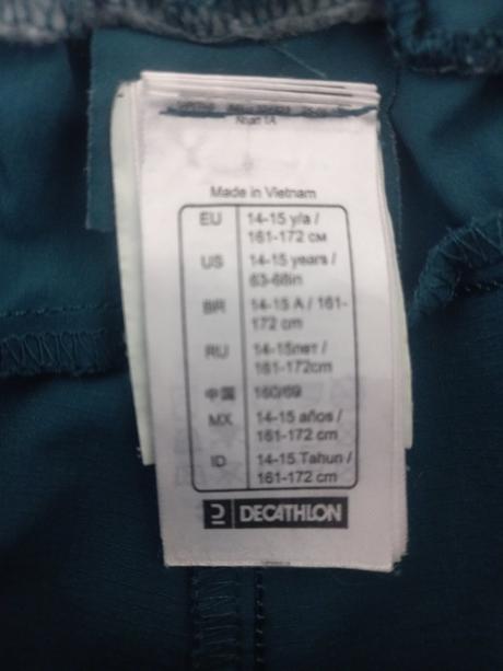 Tursticke nohavice, decathlon,164