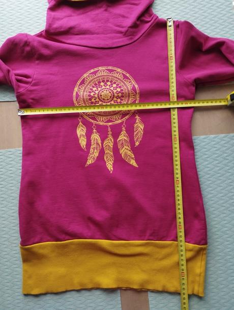 Dievčenská predĺžená mikina (šaty), bonprix,140