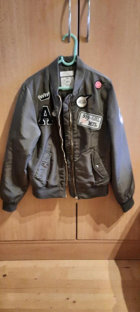 Dievčenský bomber, h&m, veľ. 152, h&m,152