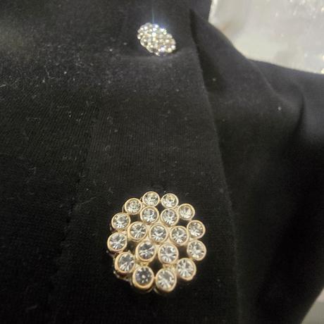 Ciernozlata bluzka hrubšia, xxl