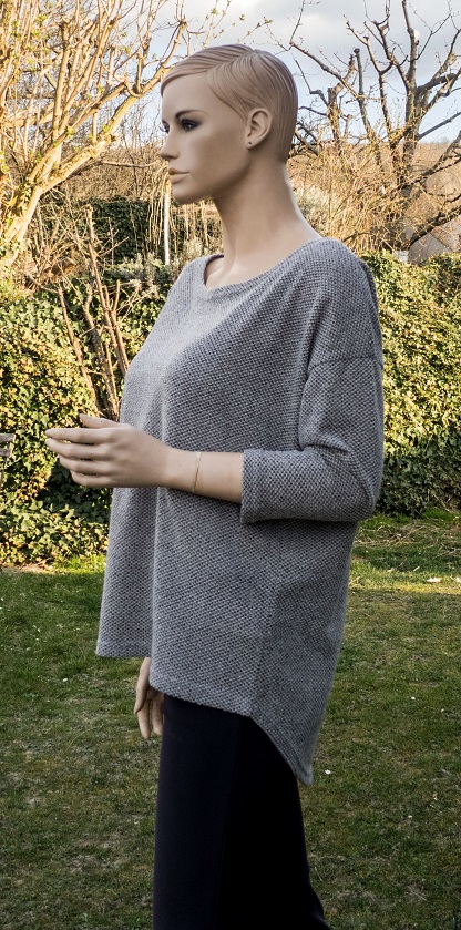 Šedý pulóver, only,xxl