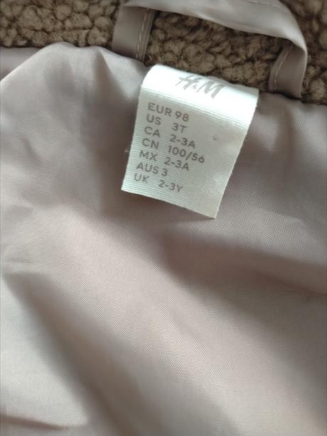 Teddy vesta 98, h&m,98