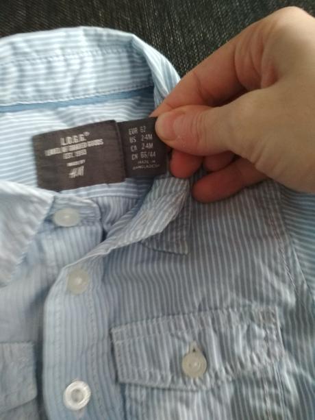 Detska košieľka, h&m,62