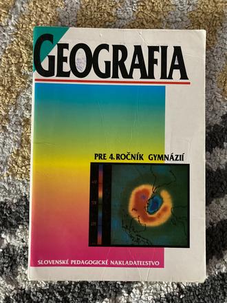 Geografia pre 4.ročník gymnázií (1994), 