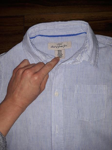 Bavlnená košeľa, v. 116/122, h&m,122