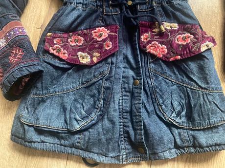 Desigual denim bunda/parka, desigual,m