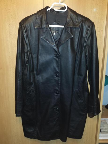 Damsky kozeny kabat velkost 46, 46