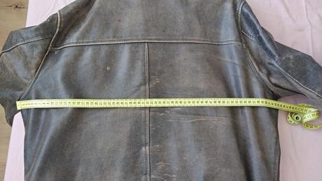 Pánska hnedá kožená bunda veľ. cca 54, 54