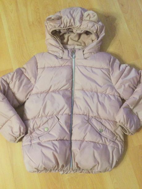 Pekná bunda h&m s uškami, h&m,134