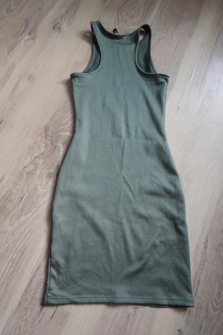 Rebrované šaty h&m divided, h&m,xs