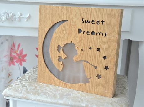 Nočné svetielko do detskej izby s vílkou,