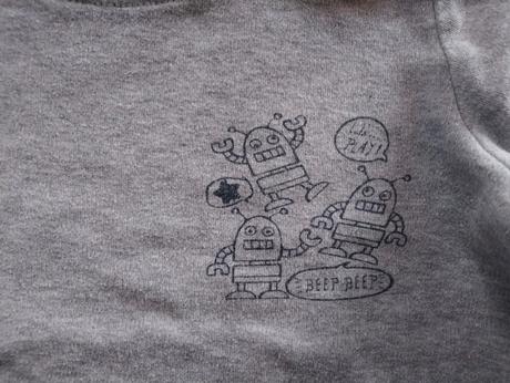 Sivé tričko s motívom, lupilu, 86-92 cm, lupilu,92