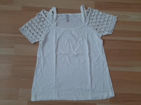 Tričko s čipkovanými rukávmi, m