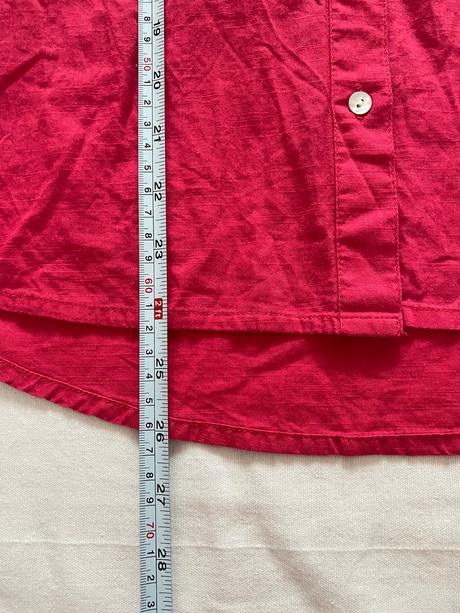 Bavlnená košeľa fuchsiovej farby, 36