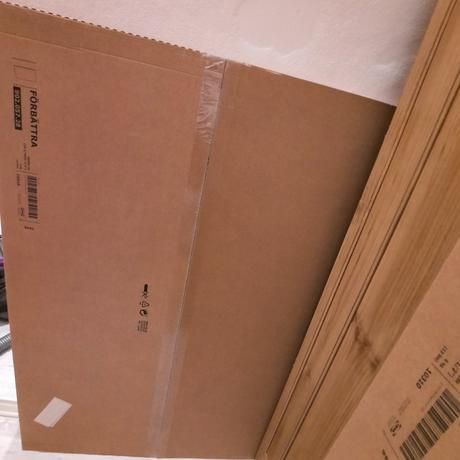 2x krycí panel na kuchyňu ikea forbattra 62x80 cm,