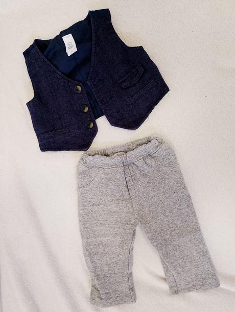 Košeľa, nohavice, vesta,, f&f,62