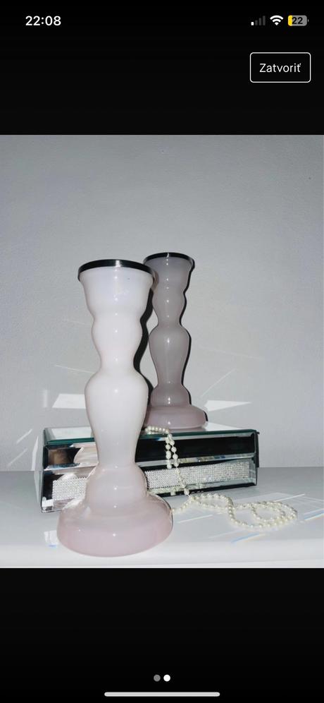 2x luxusný svietnik,