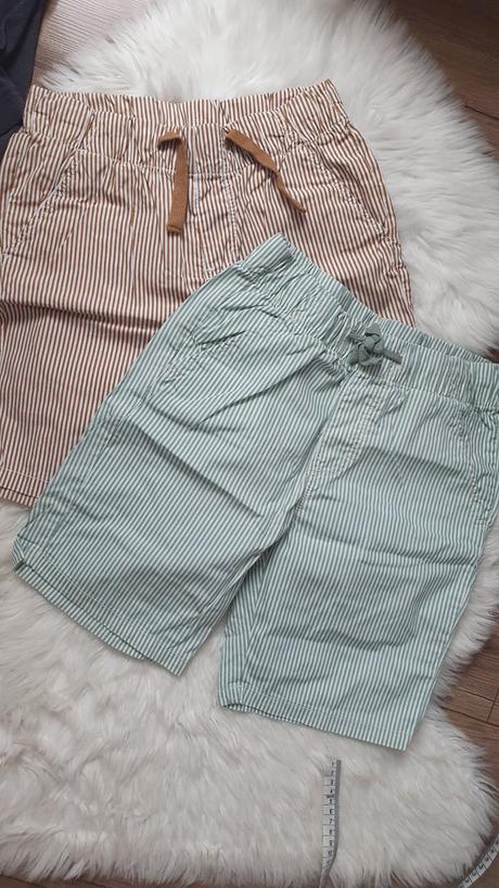 4x letné kratasy, h&m,134