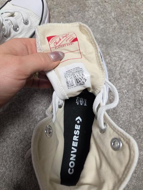 Biele štýlove tenisky, converse,37