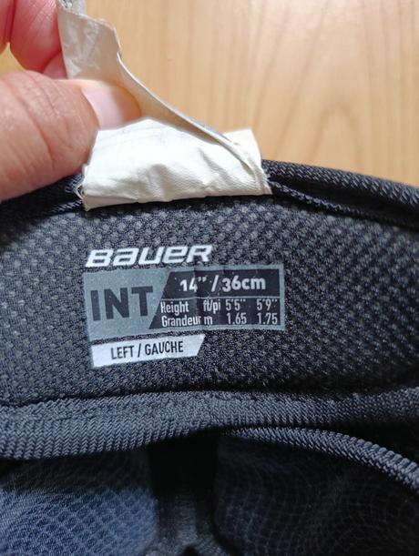 Hokejove holene bauer 14", bauer,36