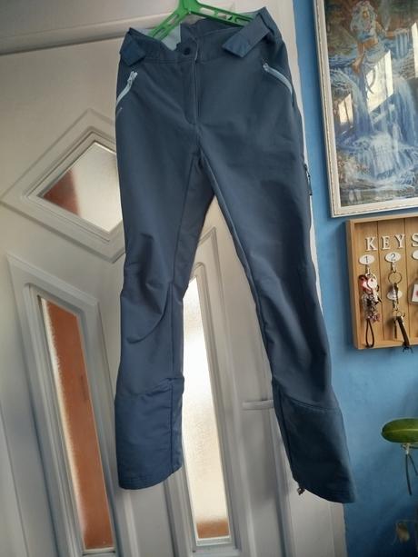 Zateplené softshellové nohavice, quechua,xs