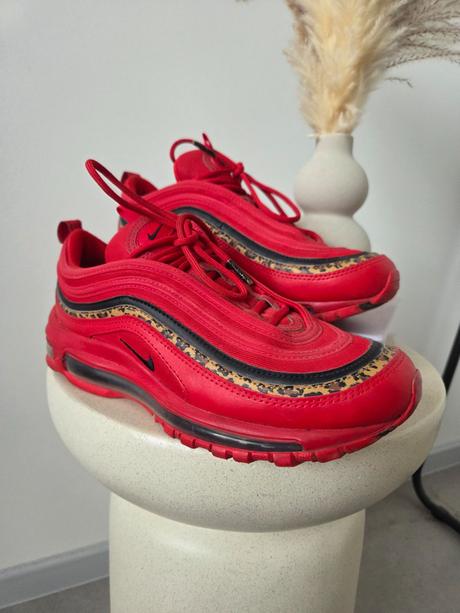 Nike airmax 97 leopard pack university red 39,5-40, nike,40