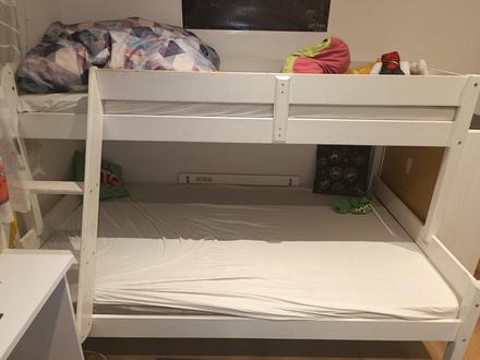 Poschodová posteľ, šírka (cm): 120,dĺžka (cm): 200