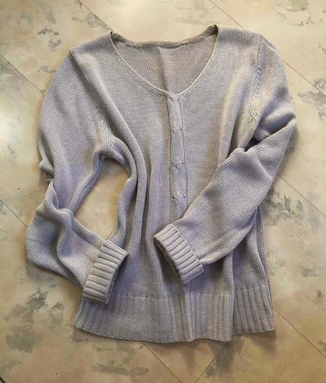 Bavlnený tenší pulóver, l