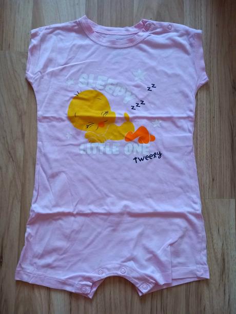 Letný overal ,overal letné pyžamko tweety, disney,92