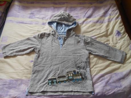 Tenučká mikinka s vláčikom next 92, next,92