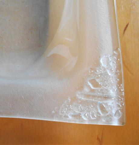 Dekoratívna sklenená miska,