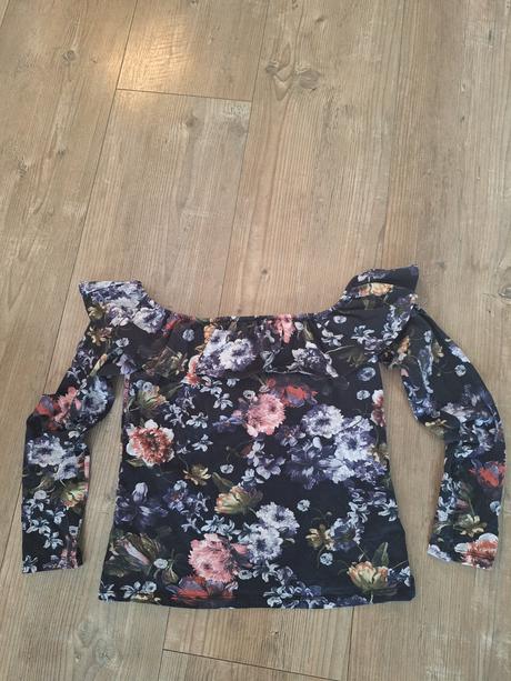 Kvetinové tricko h&m, h&m,m