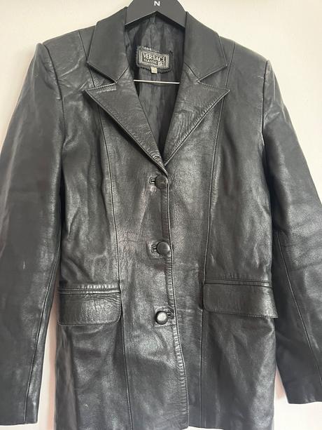 Kožene sako m, versace,m