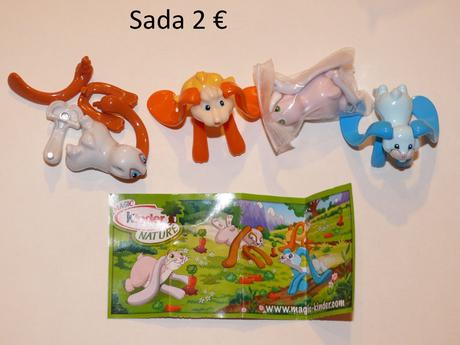 Sada zajacov kinder, 