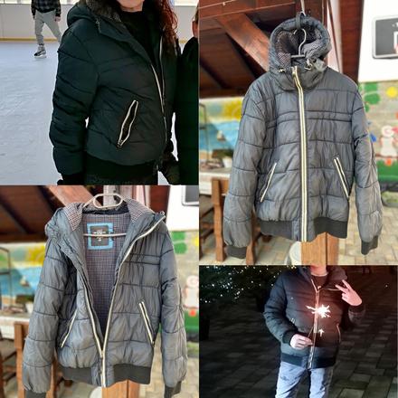 Unisex zimná bunda, h&m,s