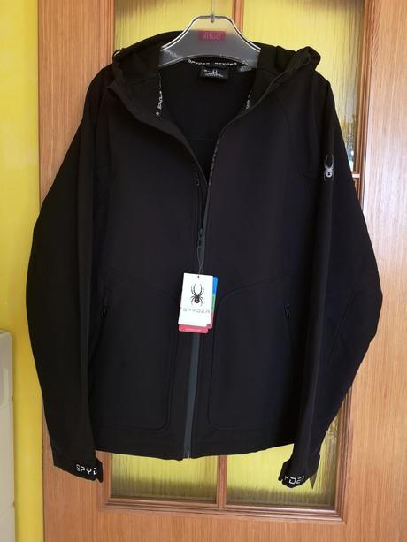 Spyder pánska softshell nepremokavá bunda l, l