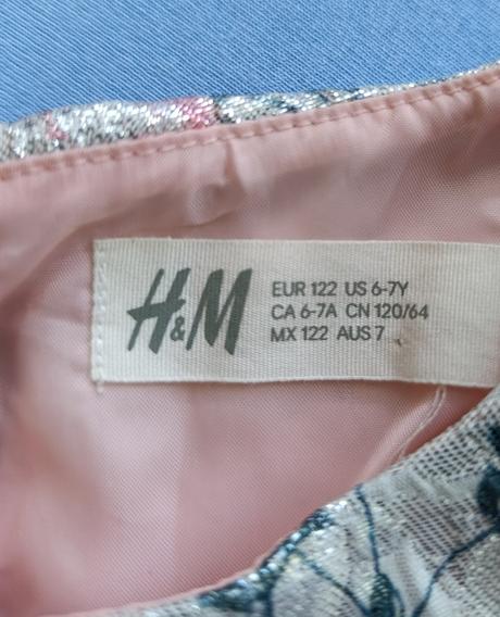 Slávnostné šaty h&m, h&m,122