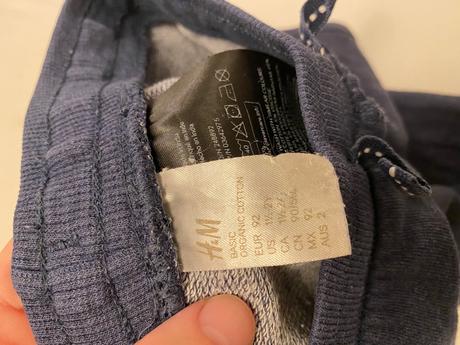 Tenké tepláky + 1 grátis, h&m,92