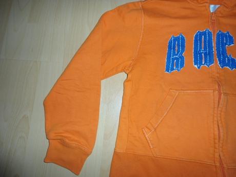 Oranzova chlapcenska mikina, 128