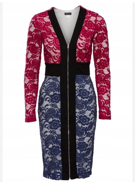 Čipkované šaty bodyflirt 36/38, bonprix,36 / 38 / m / s