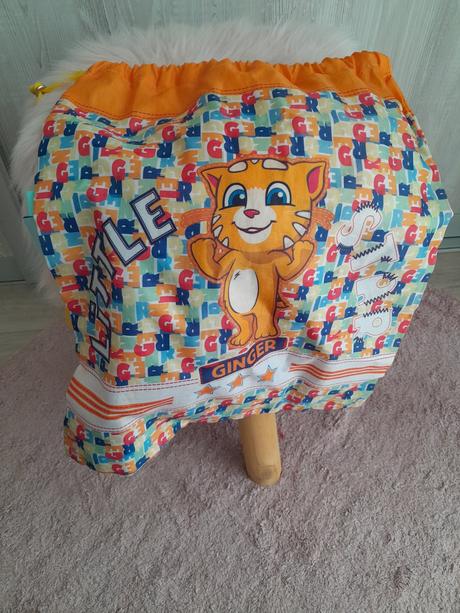 Vrecko na prezúvky s mačičkou,