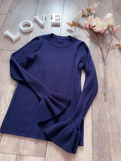 Tmavomodrý svetrík, zara,s